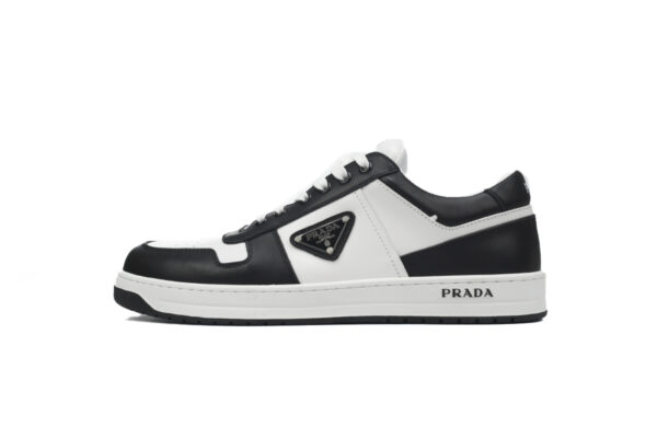 Prada Downtown Low Sneakers Black and White