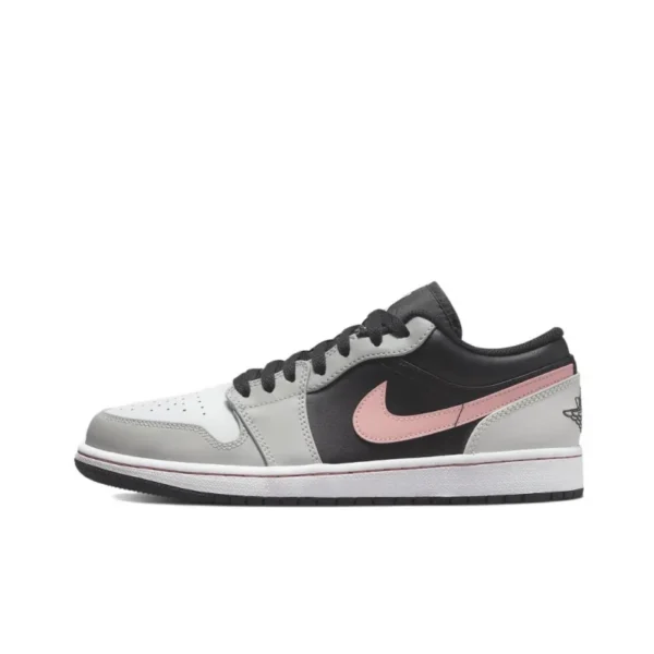 Air Jordan 1 Low Black Grey Pink4 553558-062