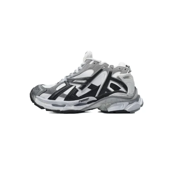 Balenciaga Runner White Black Gray 677402 W3RB2 9012