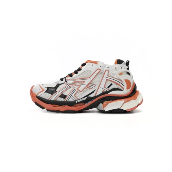 Balenciaga Runner White Orange Black 677402 W3RB7 9051