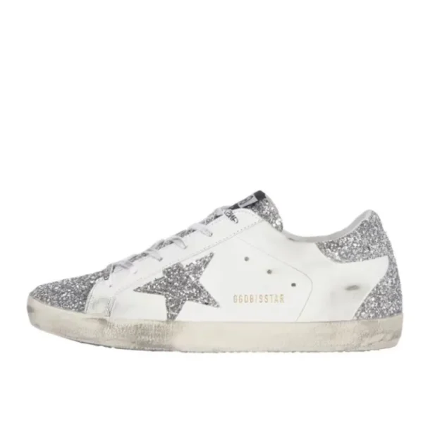 Golden Goose Superstar 'White Silver Glitters' GWF00102.F000144.80185