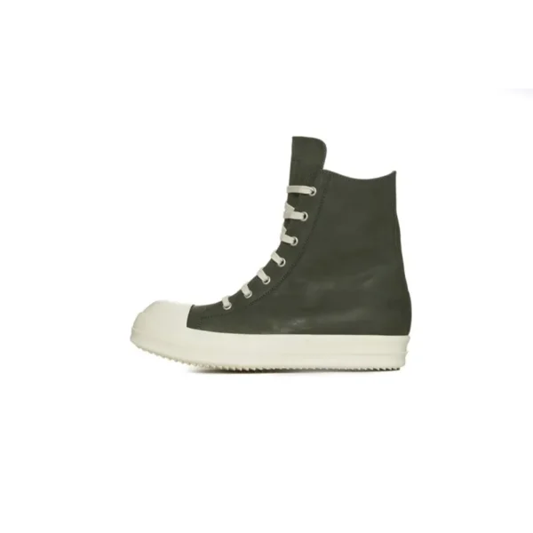 Rick Owens Leather High Top Green RU01C4890LWN-5511